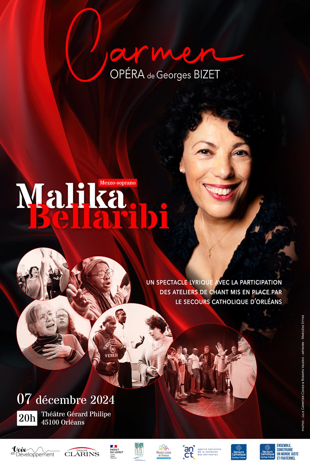 Malika spectacle "Carmen" le 7 décembre 2024